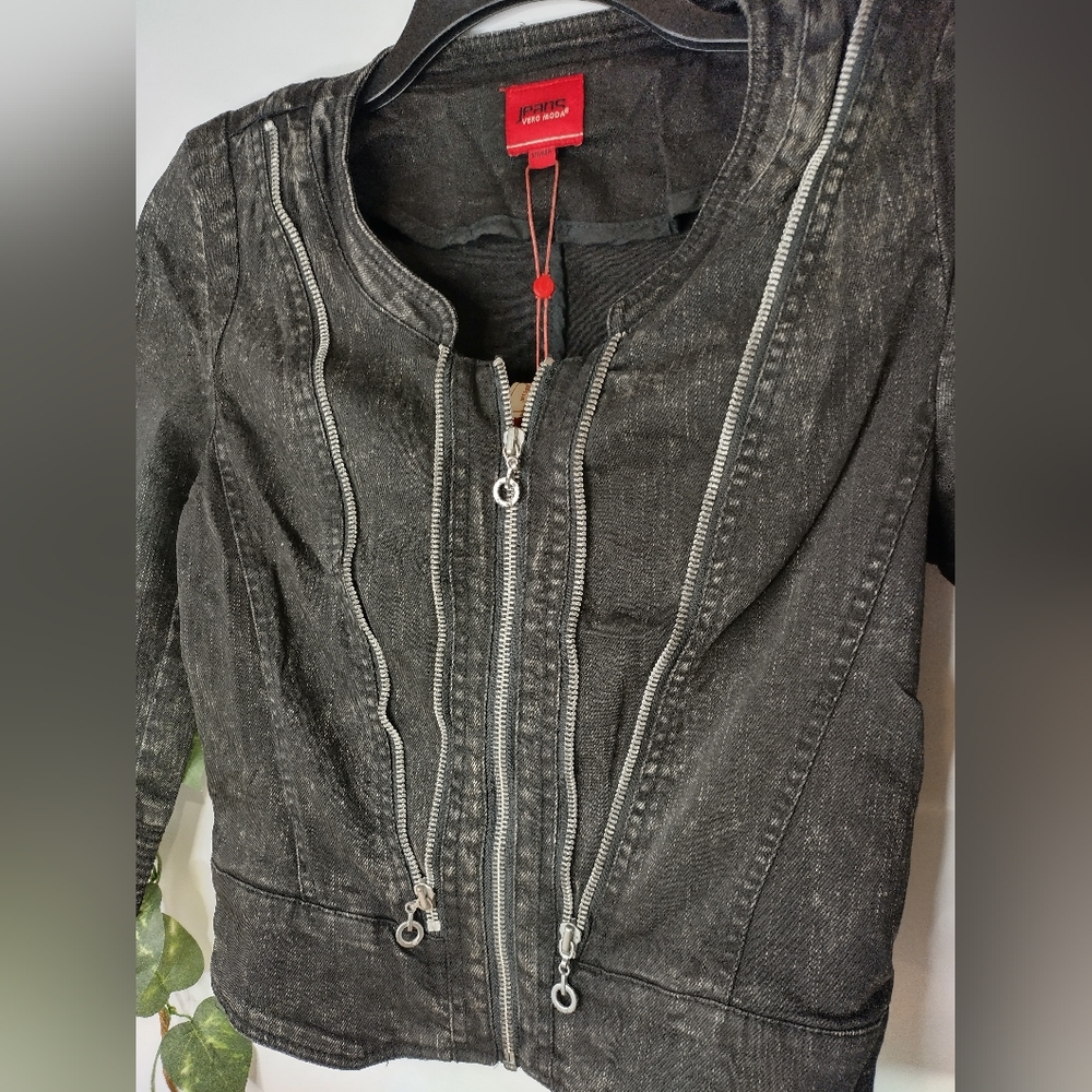Martha Denim Jacket Size L By Vero Moda - Picture 3 of 13